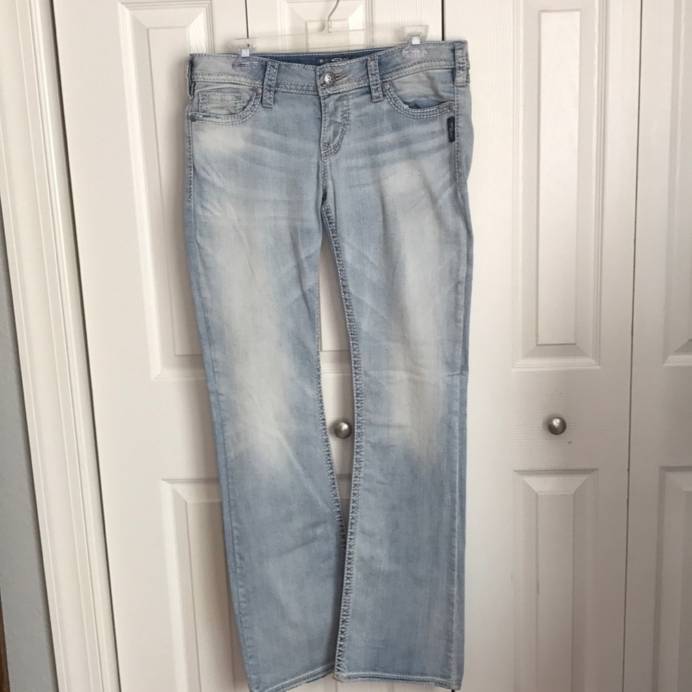 Silver jeans